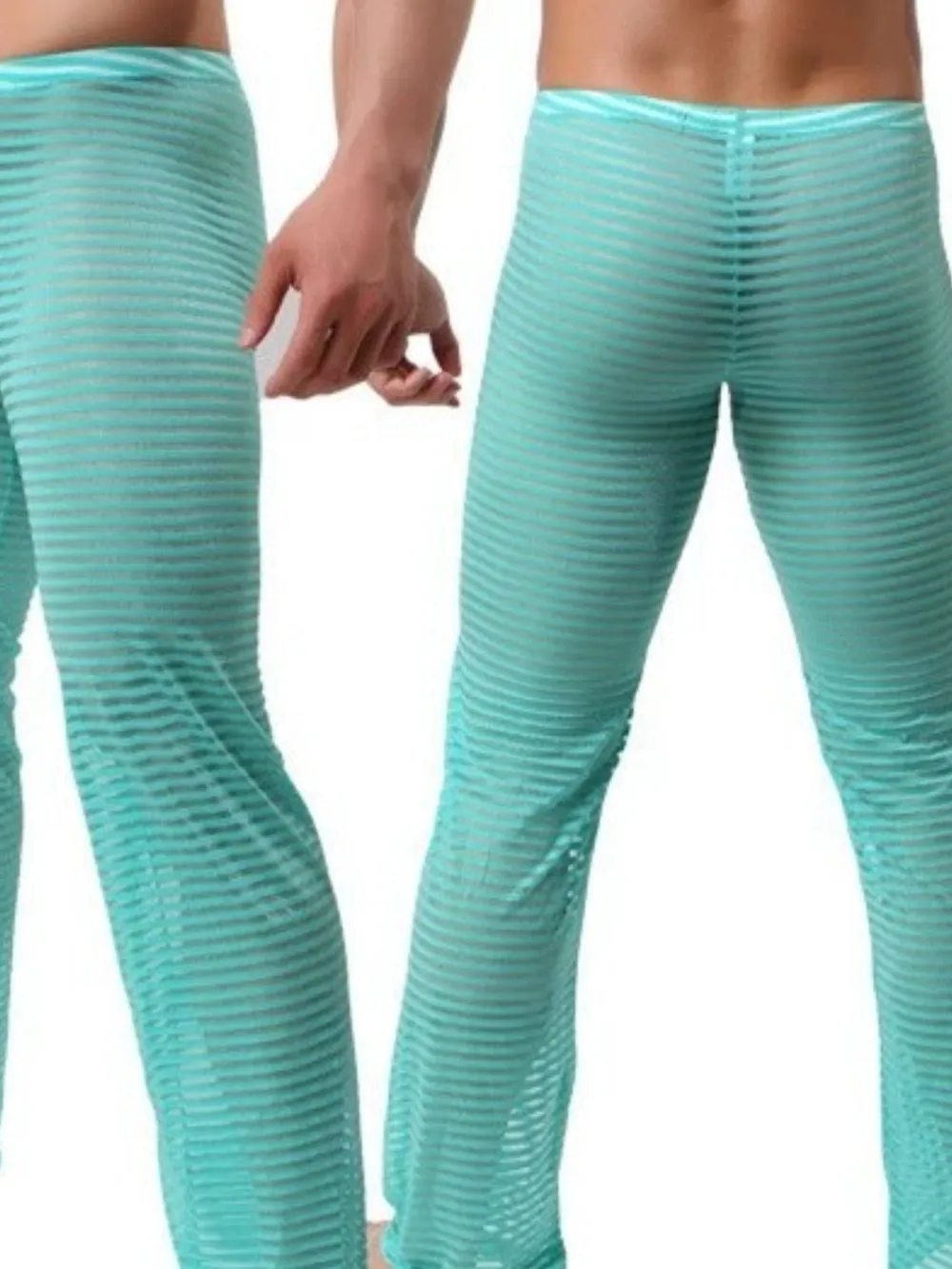 Men's Striped Sheer Pants, image 2