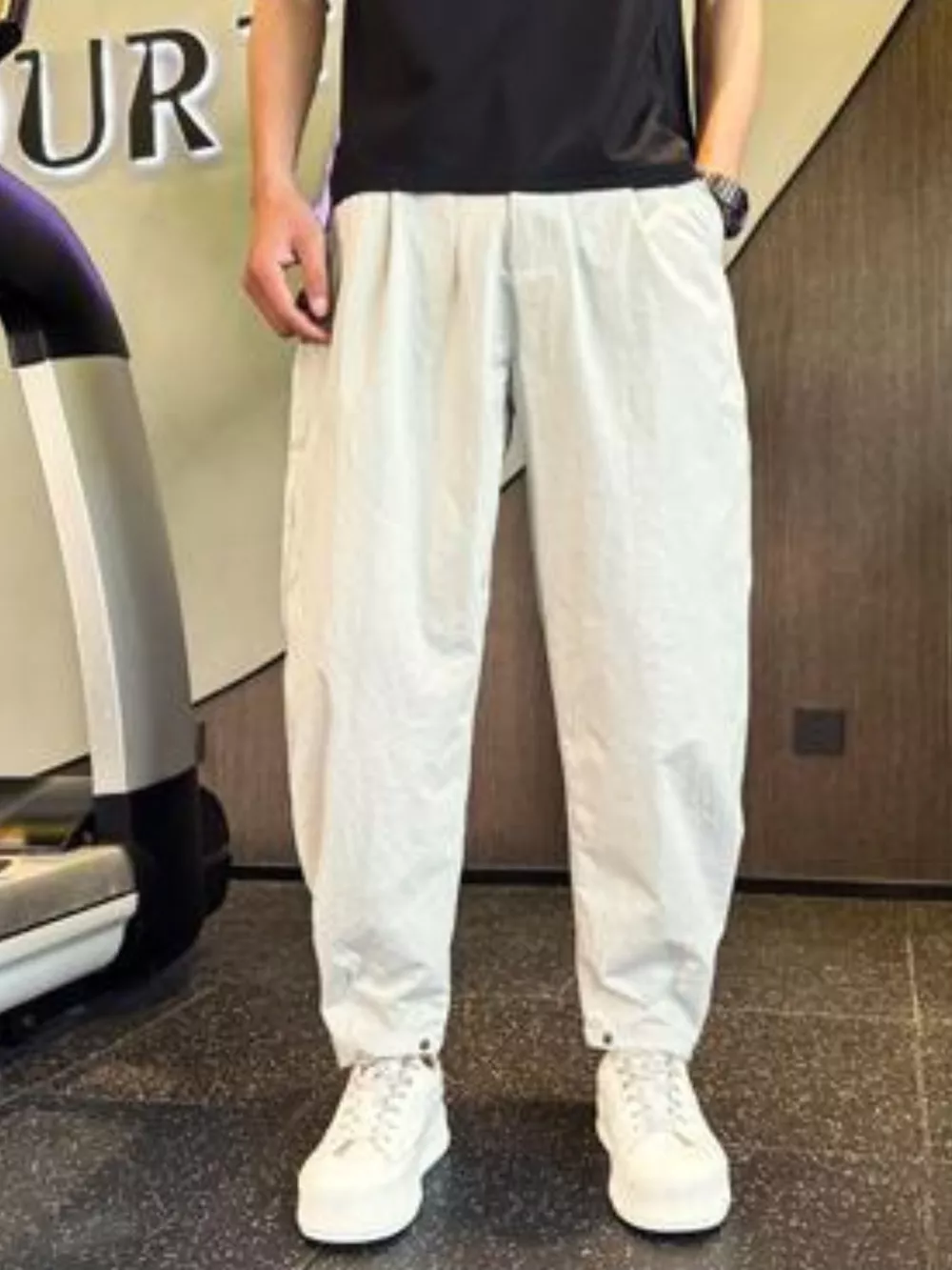 Men's Plus Size Lightweight Casual Cargo Pants, image 3