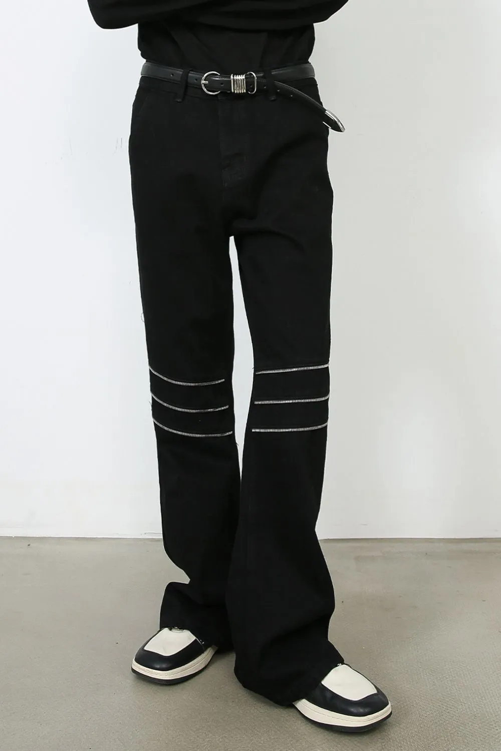Men's Bootcut Jeans with Pockets, image 4