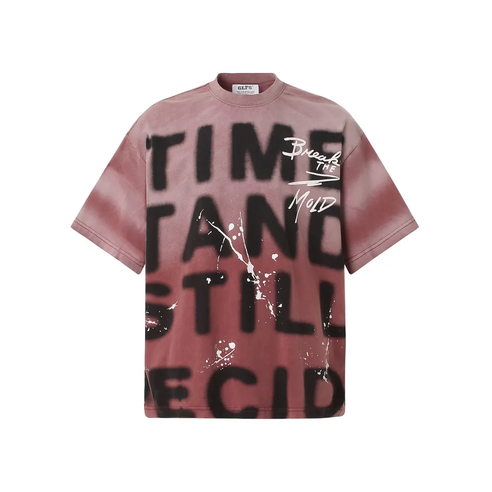 Men's Graffiti Style Oversized T-Shirt, image 3