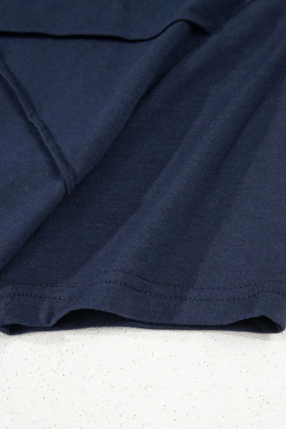 Solid Color Round Neck T Shirt, image 10