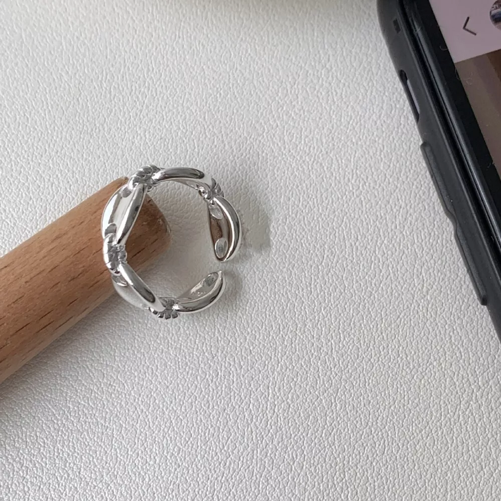 925 Sterling Silver Pig's Snout Ring, image 7