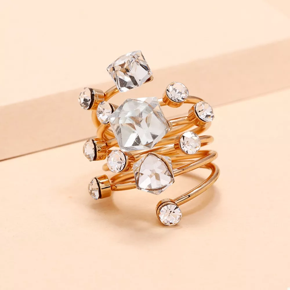 18K Gold-Plated Multi-Layered Ring, image 10