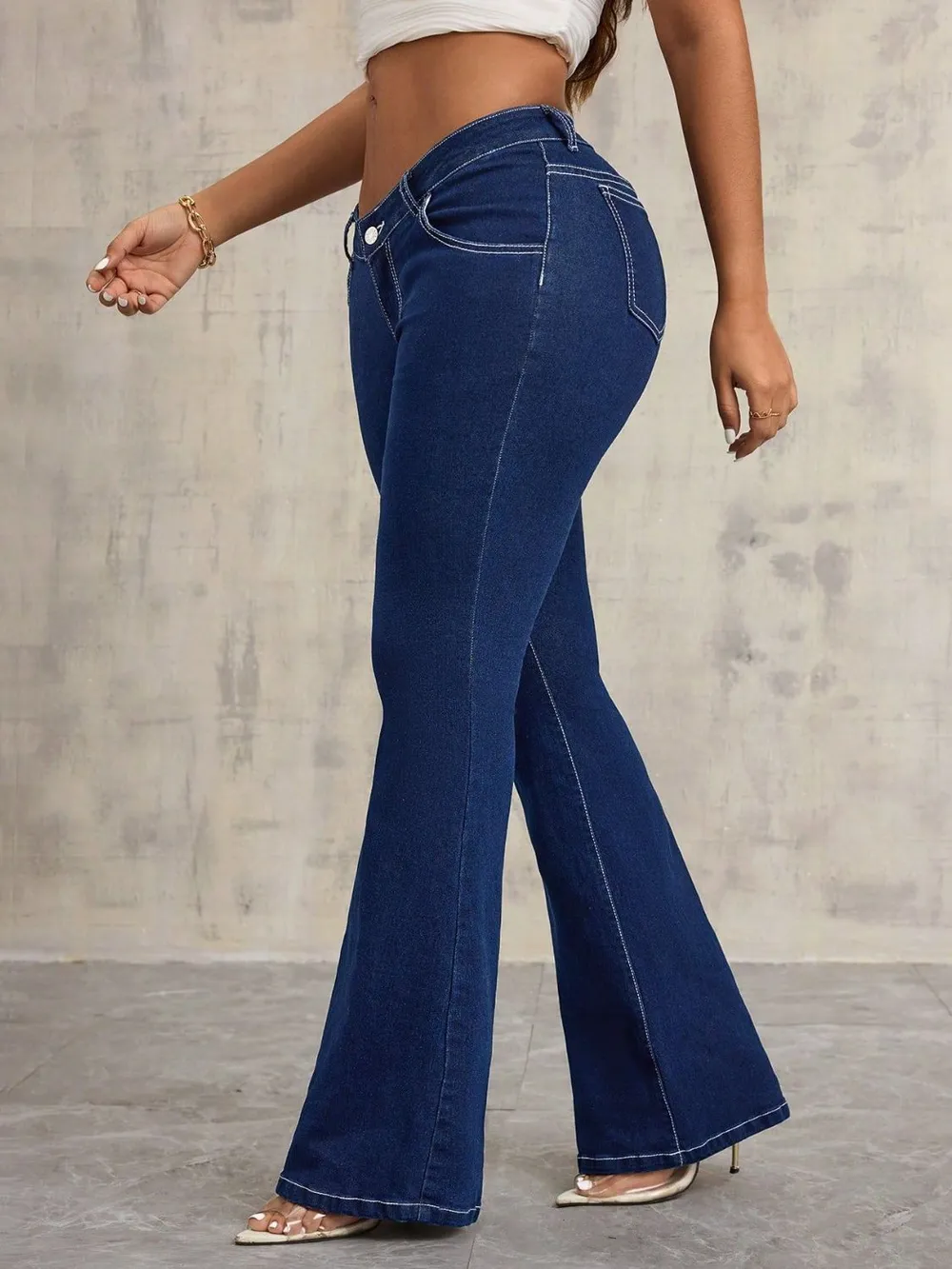 Flare Jeans with Pockets, image 3