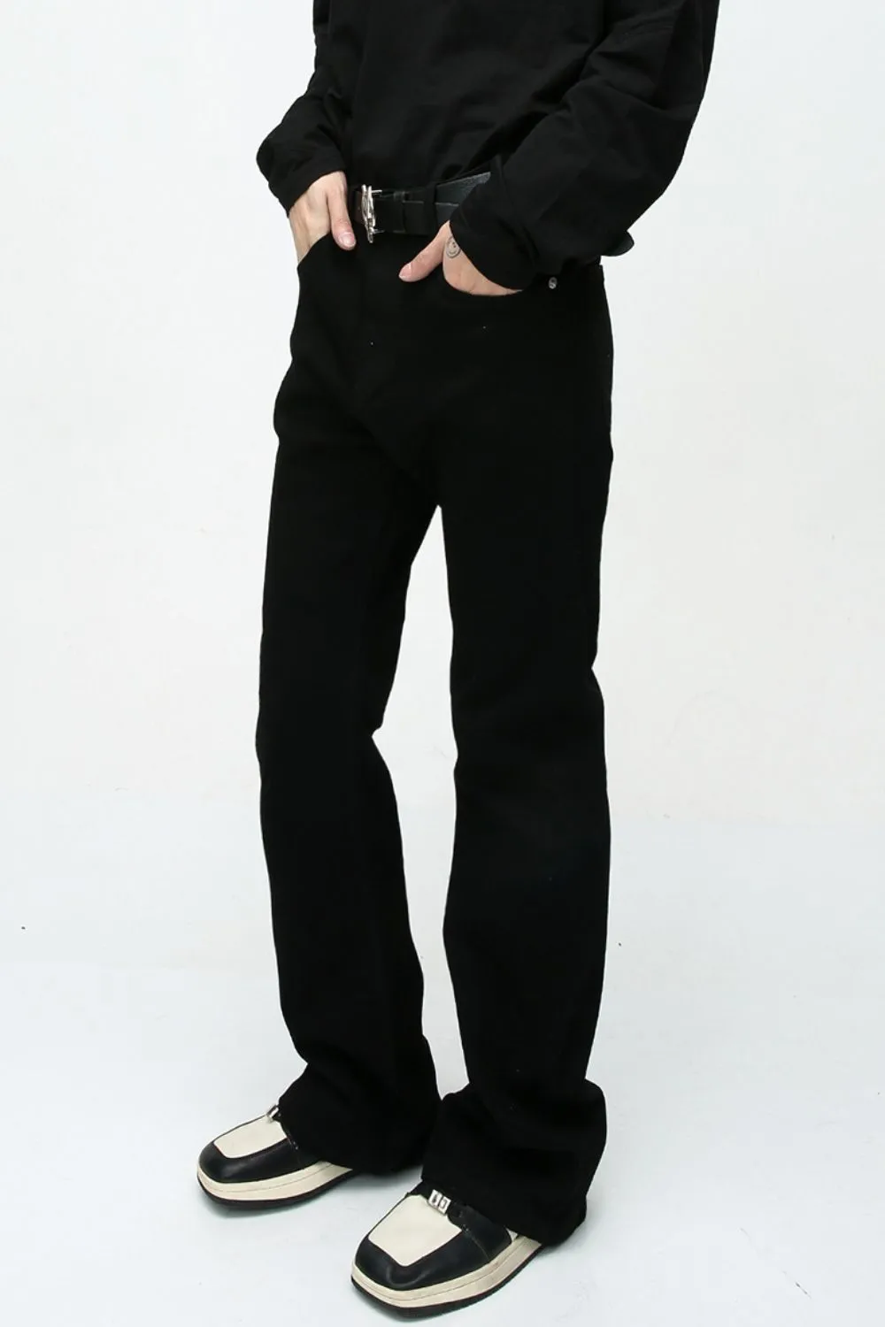 Mid Rise Jeans with Pockets, image 4