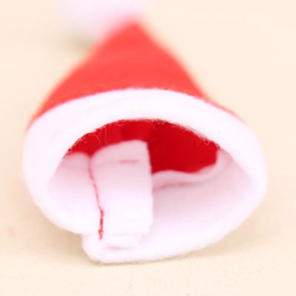 Christmas Santa Hat Cutlery Holders Decorative Table Setting, image 5