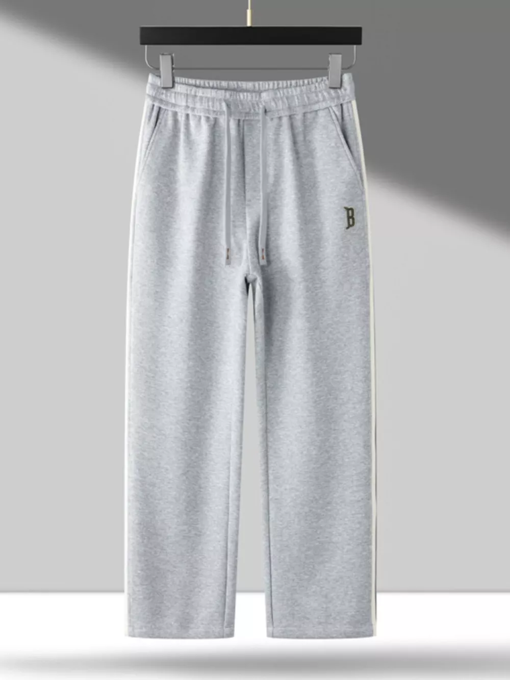 Men's Side Striped Casual Drawstring Pants, image 6