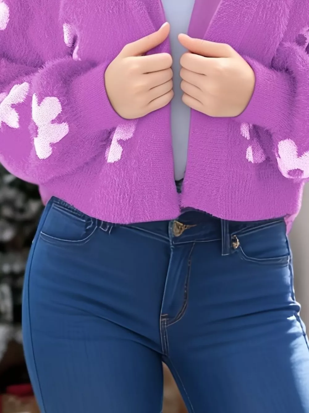 Floral Open Front Cardigan, image 15