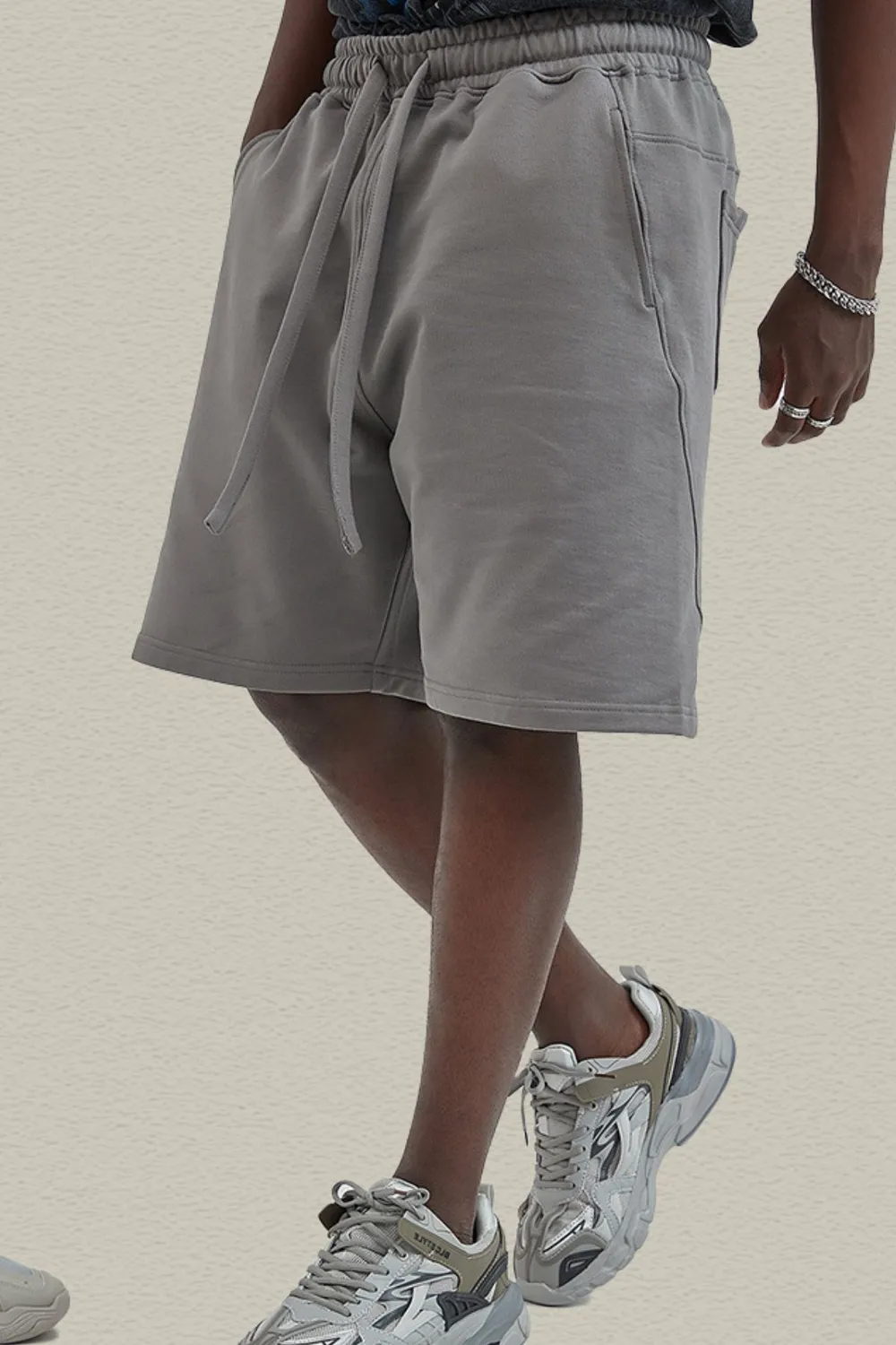 Men's Casual Drawstring Shorts, image 2