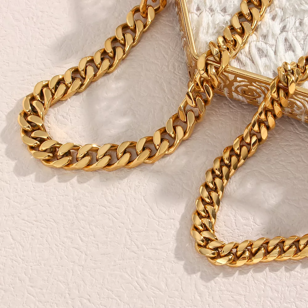 18K Gold-Plated Chain Necklace, image 4