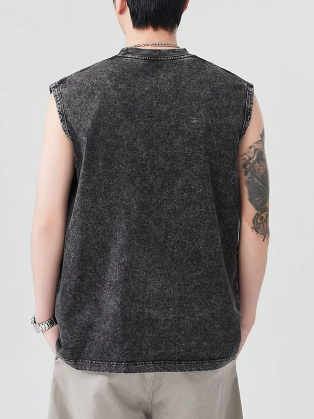 Men's Spider Round Neck Tank, image 6