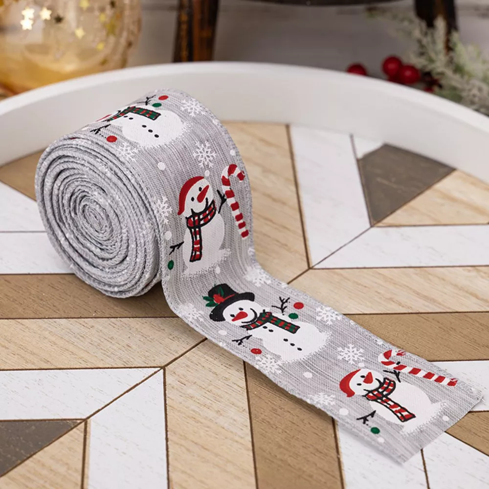 Christmas Snowman Decorative Ribbon, image 6