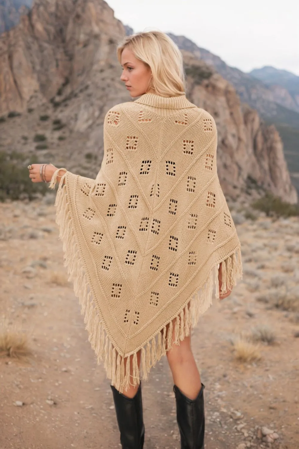 Tassel Hem Knit Cover Up, image 15