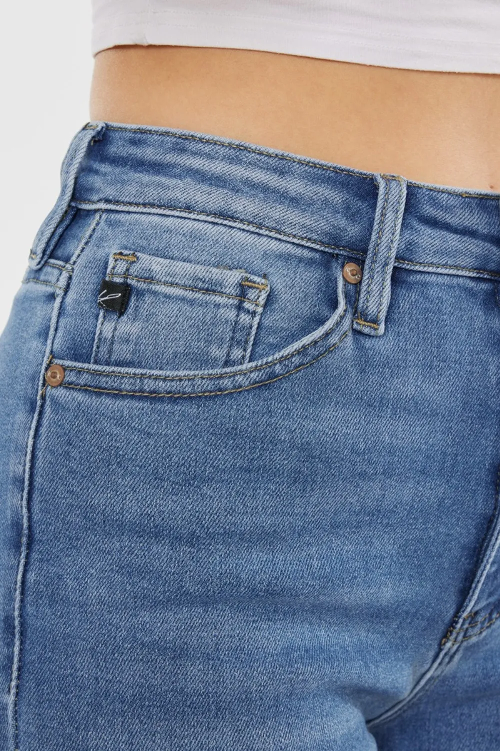 Full Size Cat's Whiskers High Waist Jeans, image 14