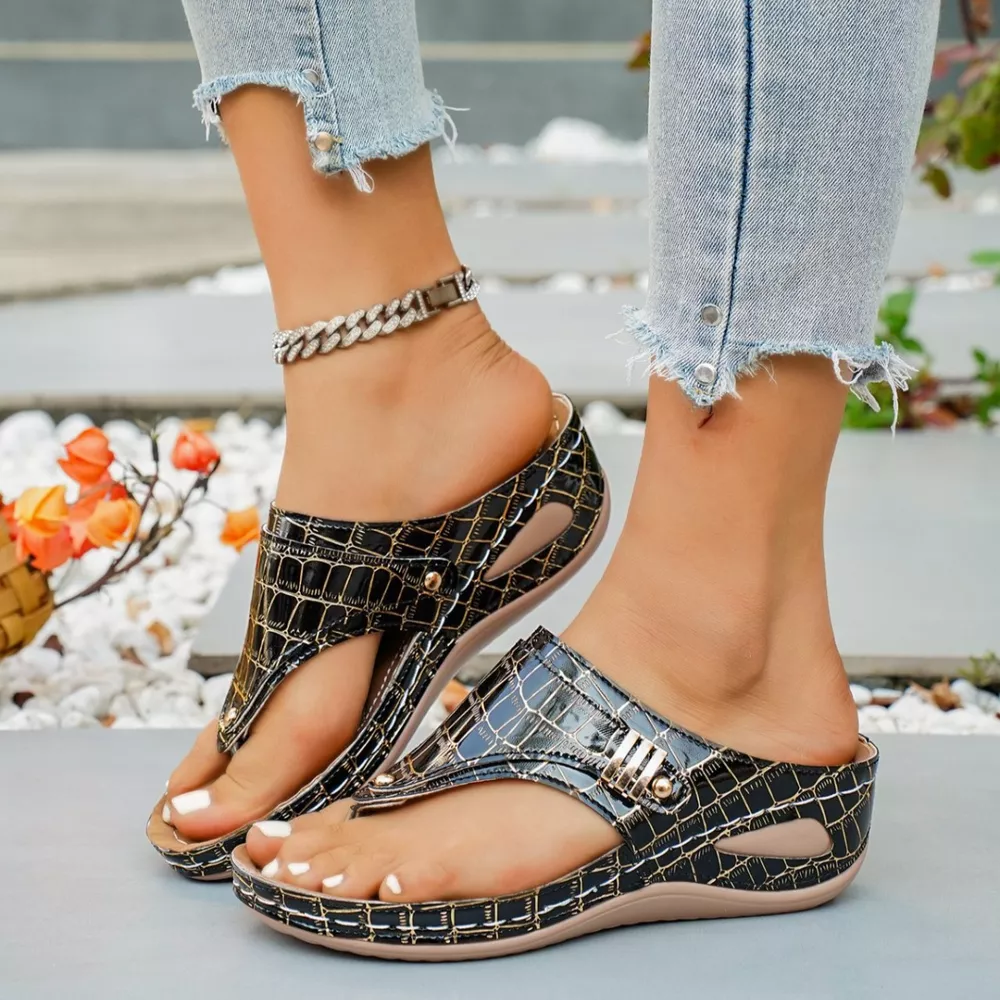 Toe Post Wedge Sandals, image 23