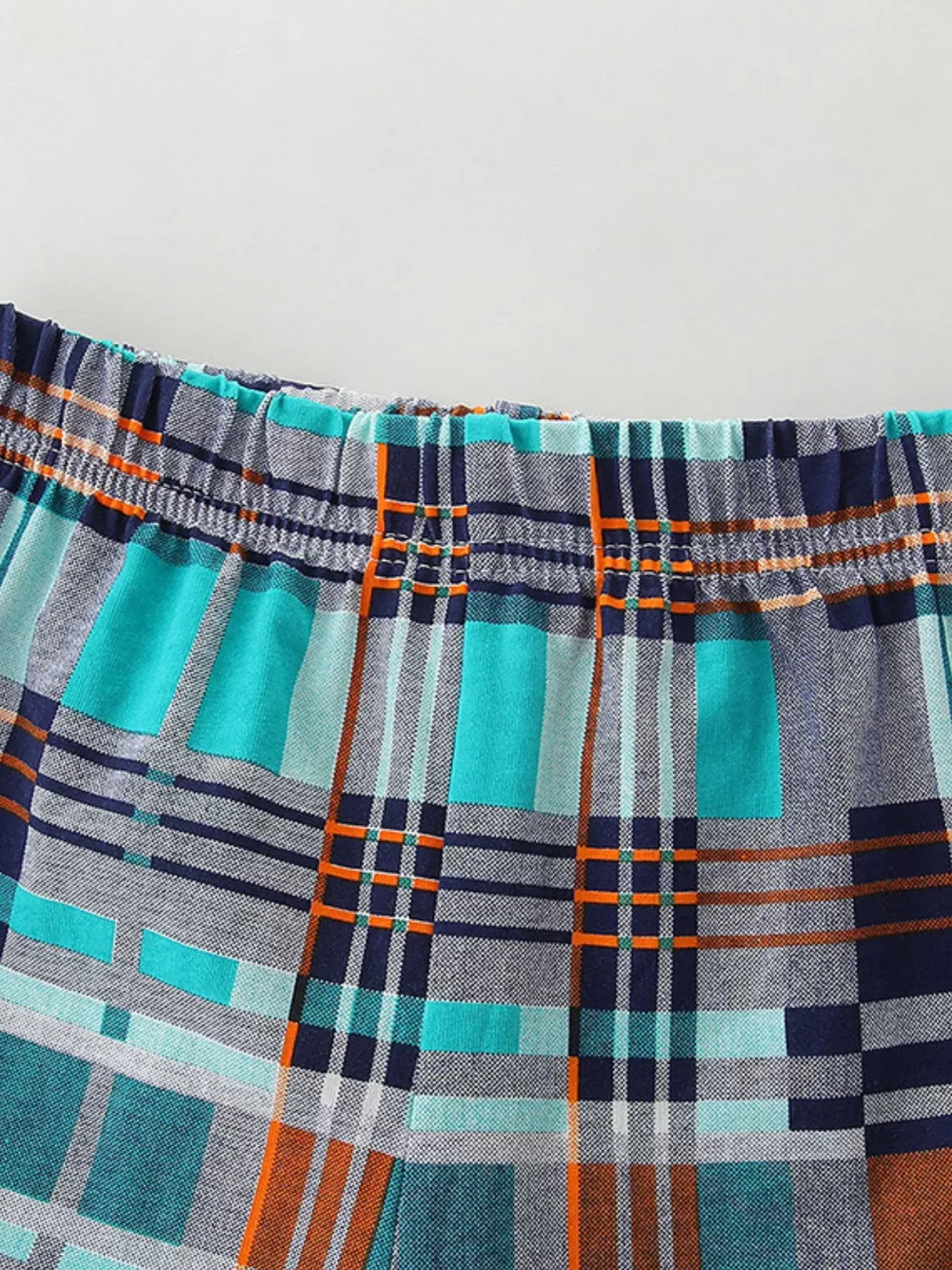 Children's Whale Print Tee and Plaid Shorts Set, image 3
