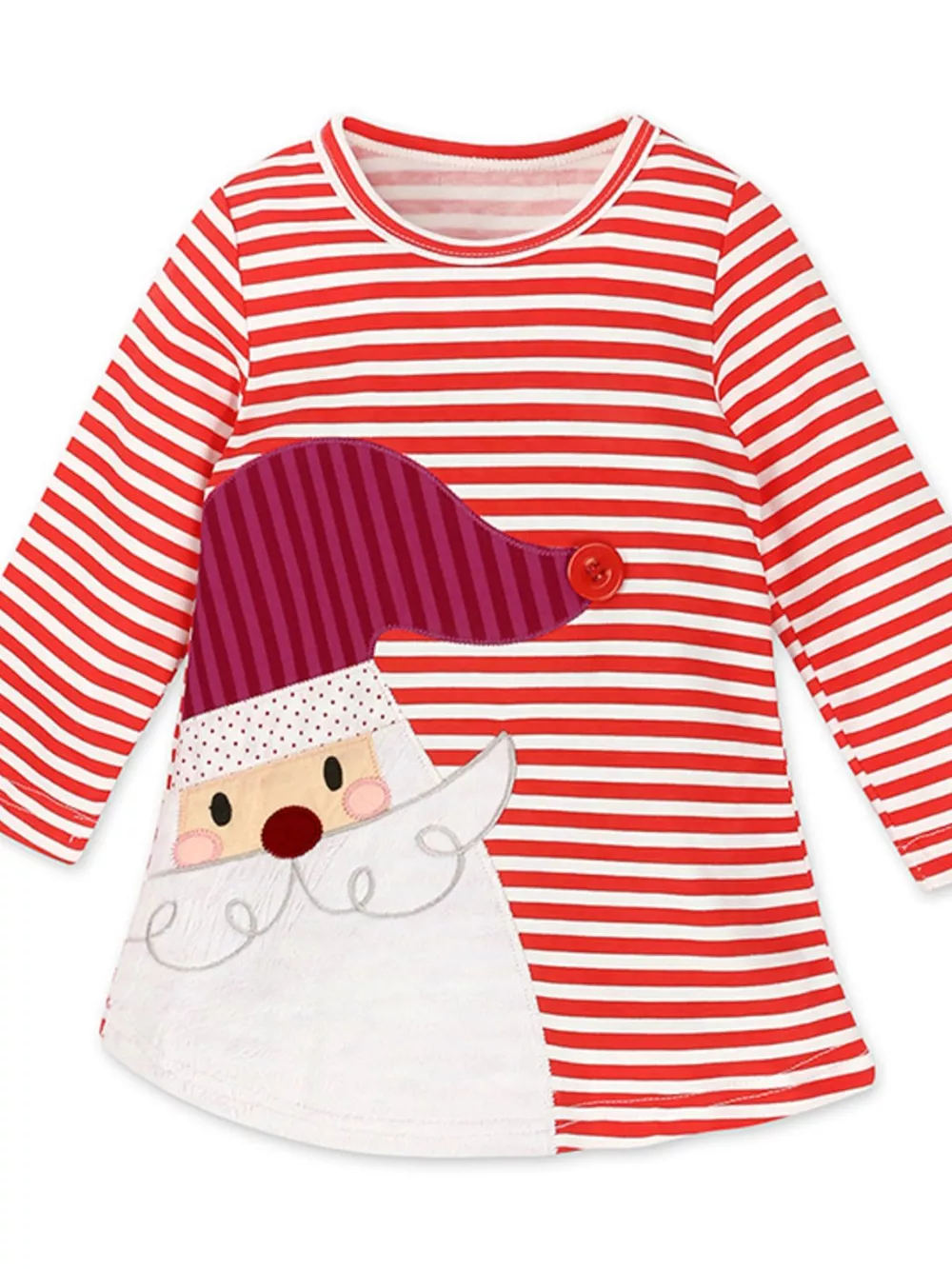 Children's Striped Long Sleeve Dress, image 5