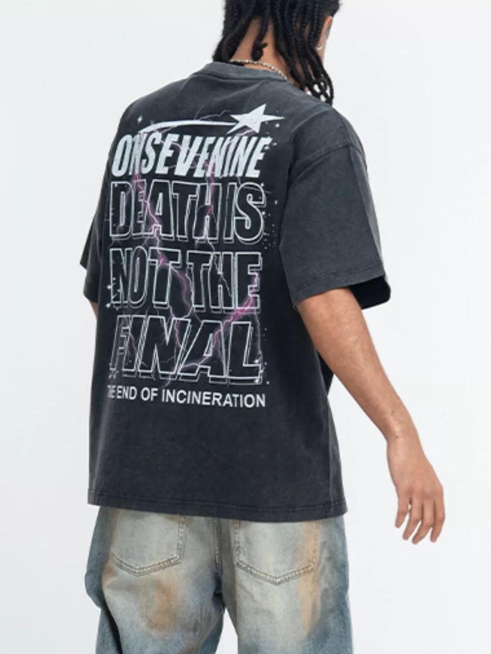 Men's Vintage Washed Graphic T-Shirt, image 4