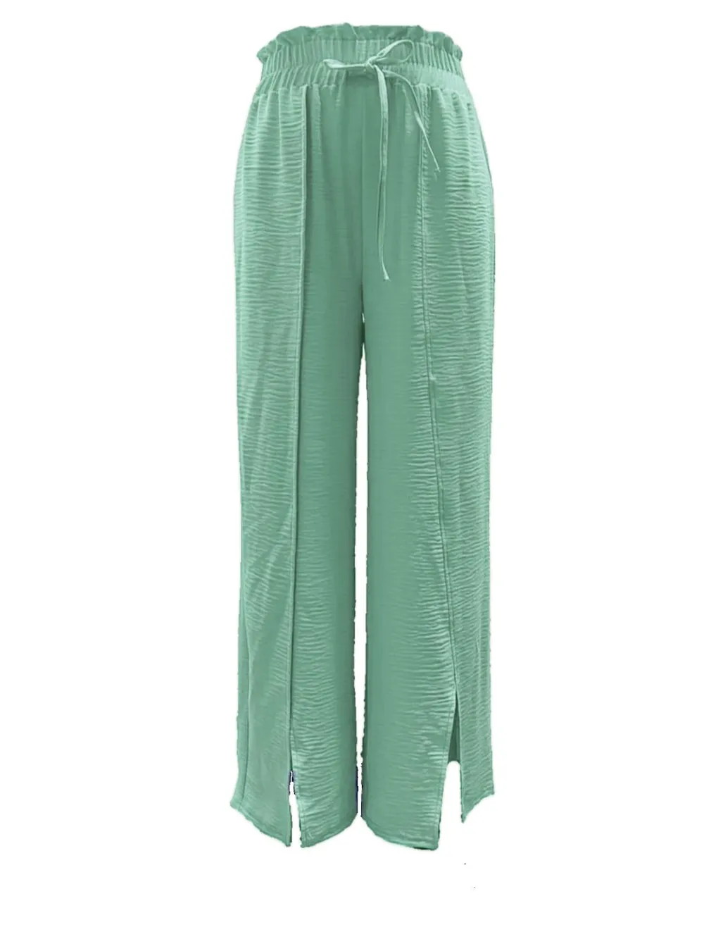 Slit Wide Leg Pants, image 3