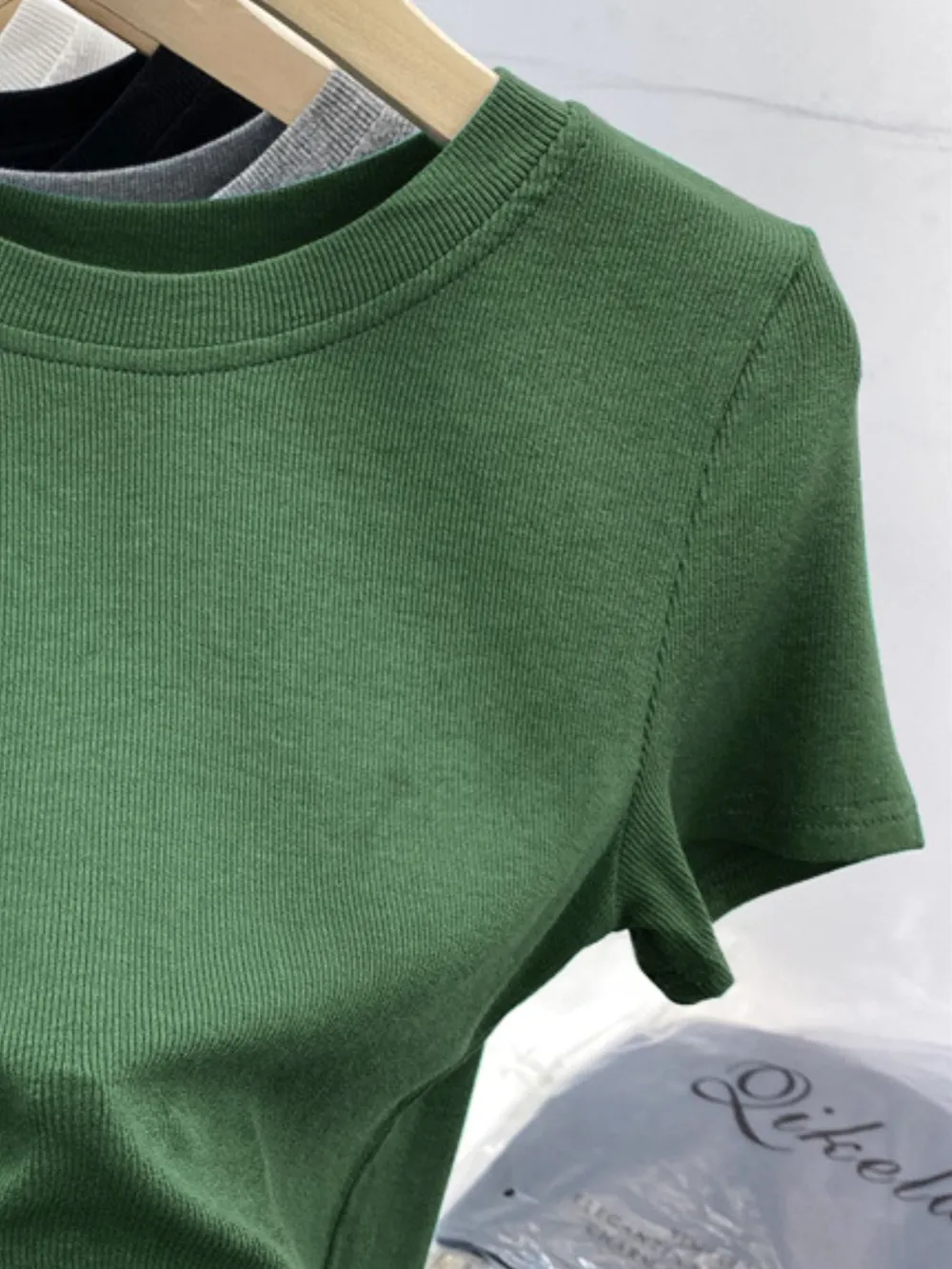 Crew Neck Short Sleeve T-Shirt, image 11