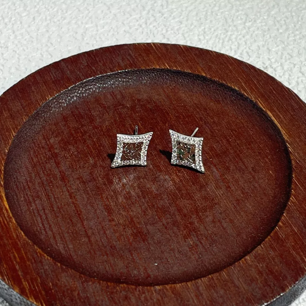 Geometric Stud Earrings, image 3
