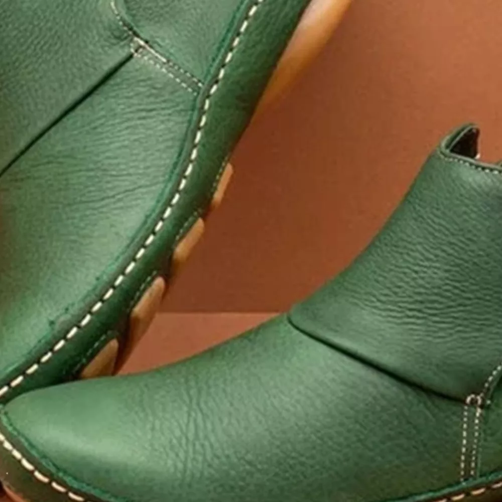 Contrast Strap Detail Ankle Boots, image 4