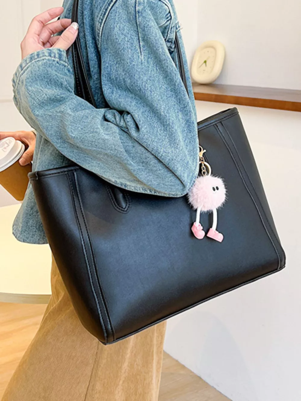 PU Leather Tote Bag, image 10
