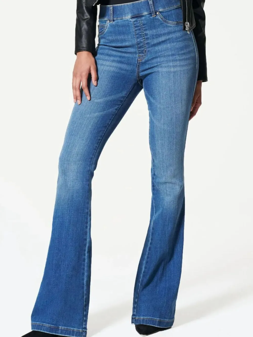 Full Size High-Waisted Flare Jeans Plus Size, image 5