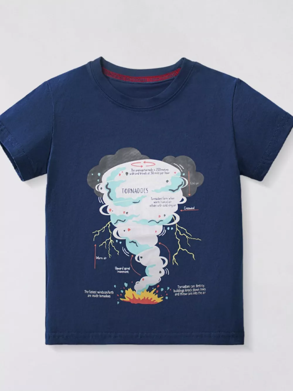 Children's Graphic Round Neck T-Shirt, image 7