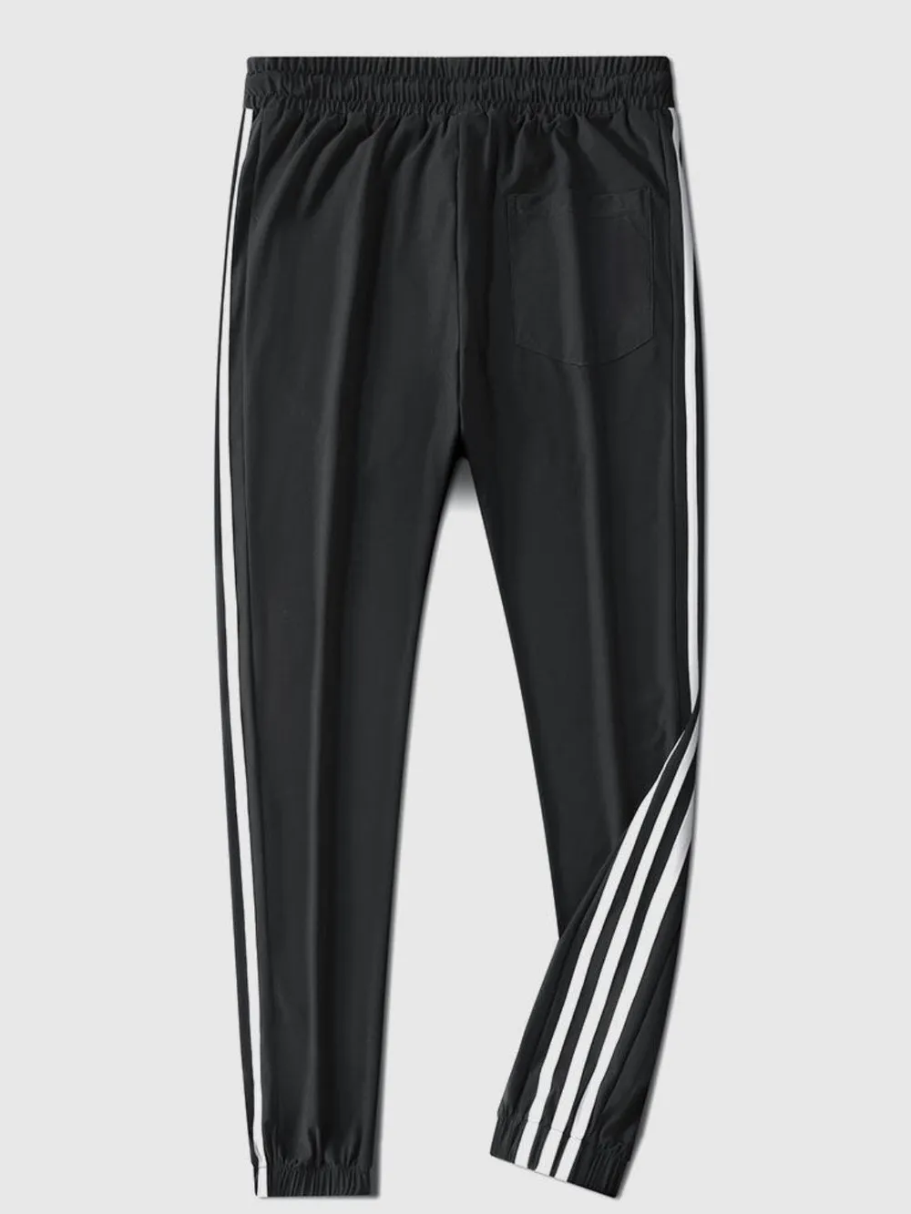 Men's Plus Size Side Striped Pants