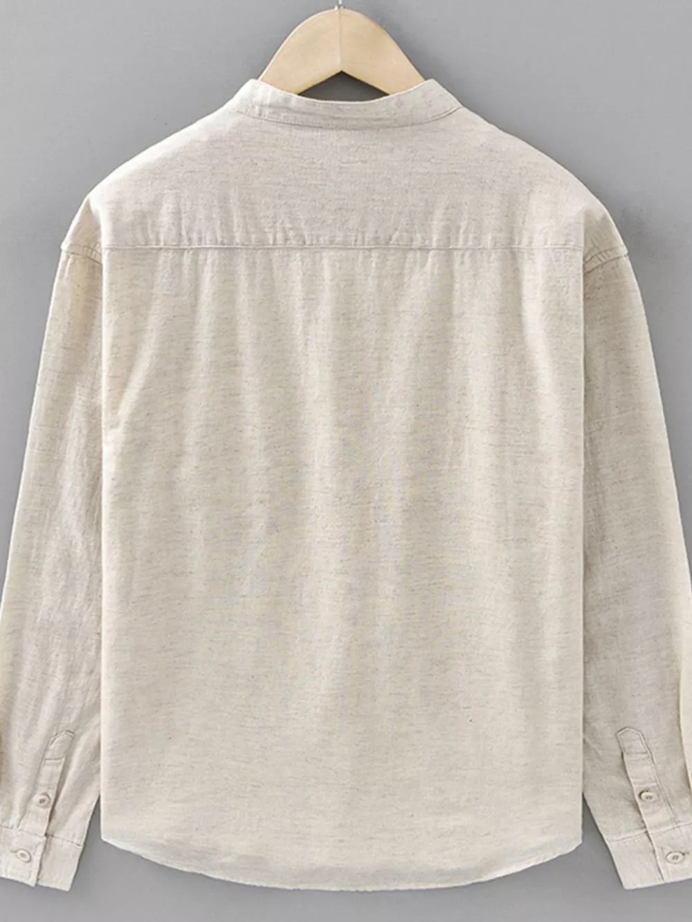 Men's Plus Size Casual Button Up Long Sleeve Shirt, image 5