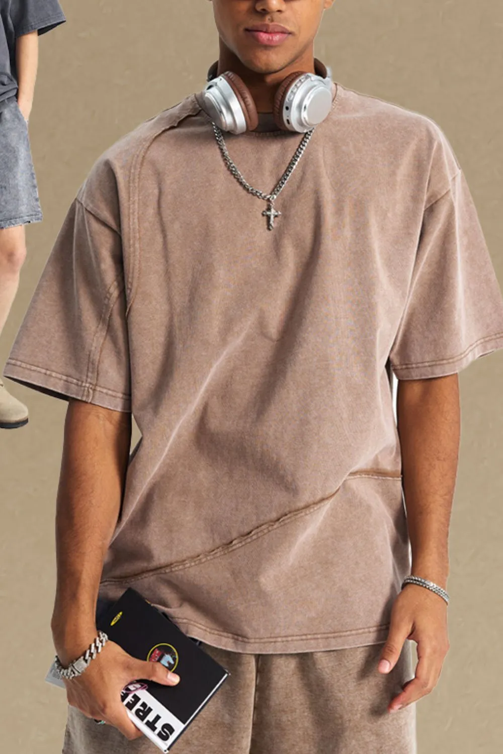 Men's Round Neck Half Sleeve T-Shirt, image 3