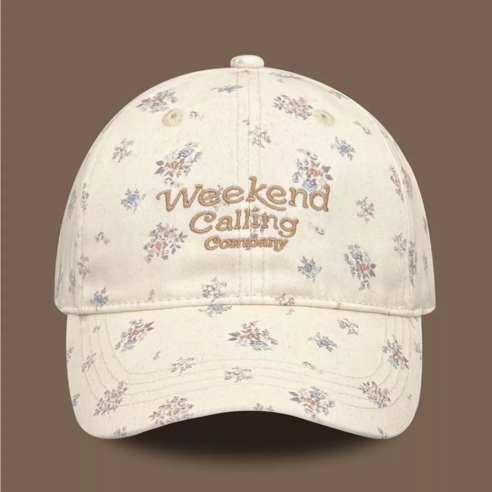 Floral Print Baseball Cap, image 2
