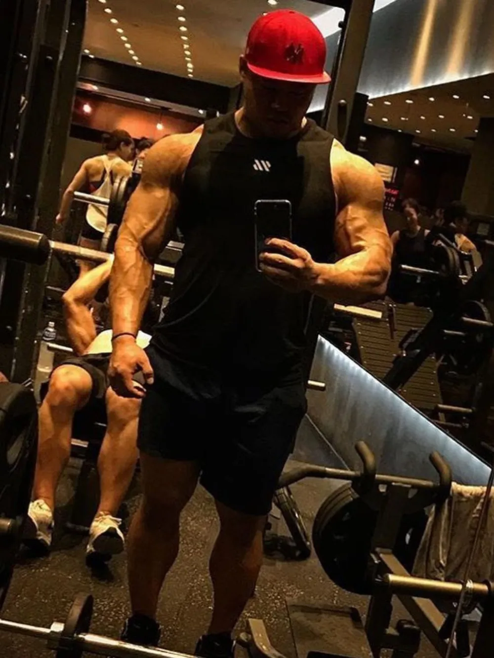 Men's Plus Size Round Neck Breathable Tank, image 3