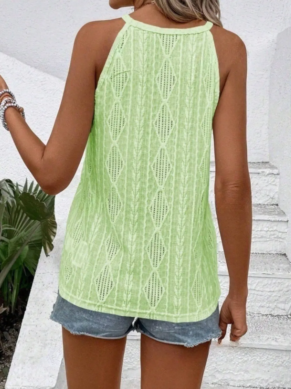 Textured Round Neck Tank, image 10