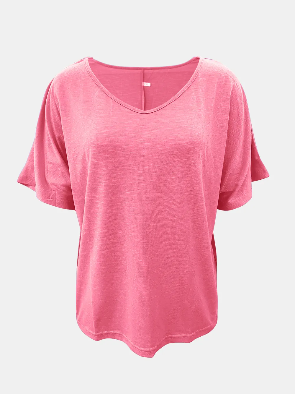 Full Size Scoop Neck Short Sleeve T-Shirt, image 17