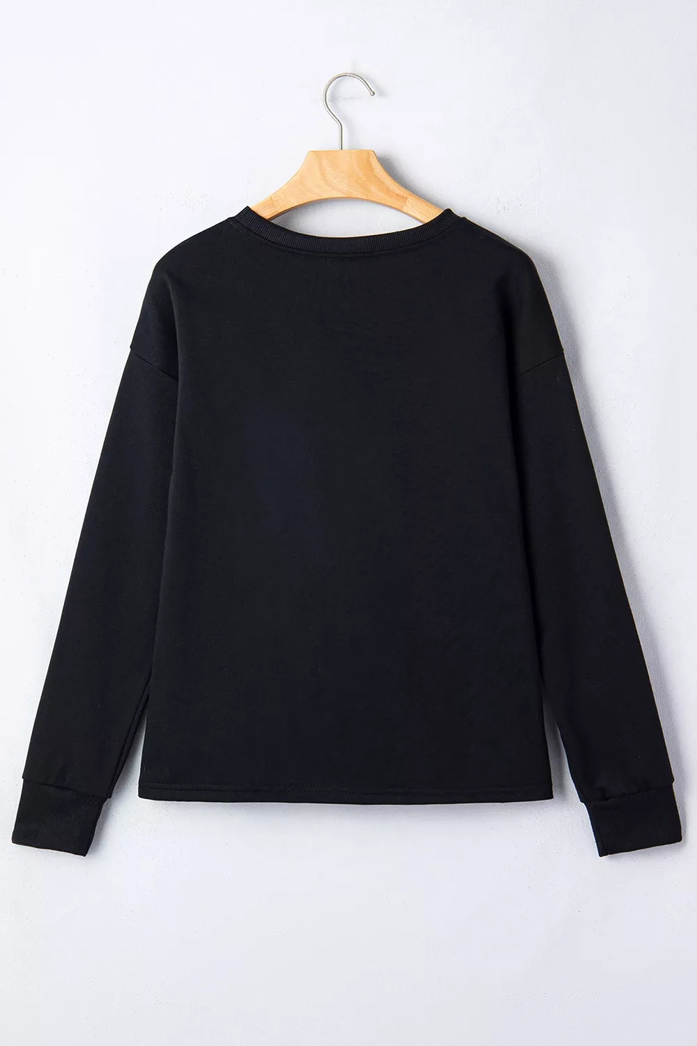 Rhinestone Pumpkin Long Sleeve Sweatshirt, image 5