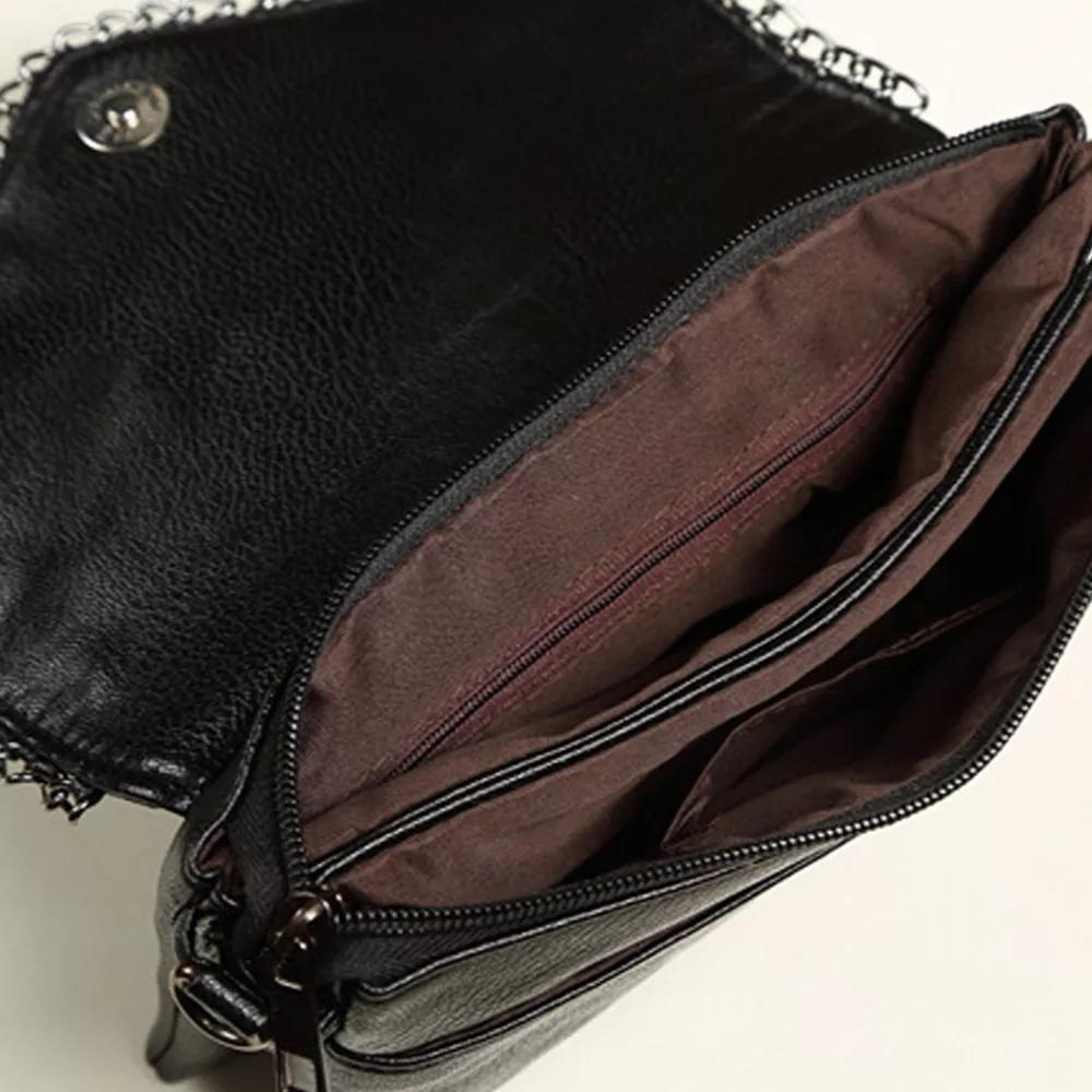 Crocodile Pattern Envelope Crossbody Bag, image 6