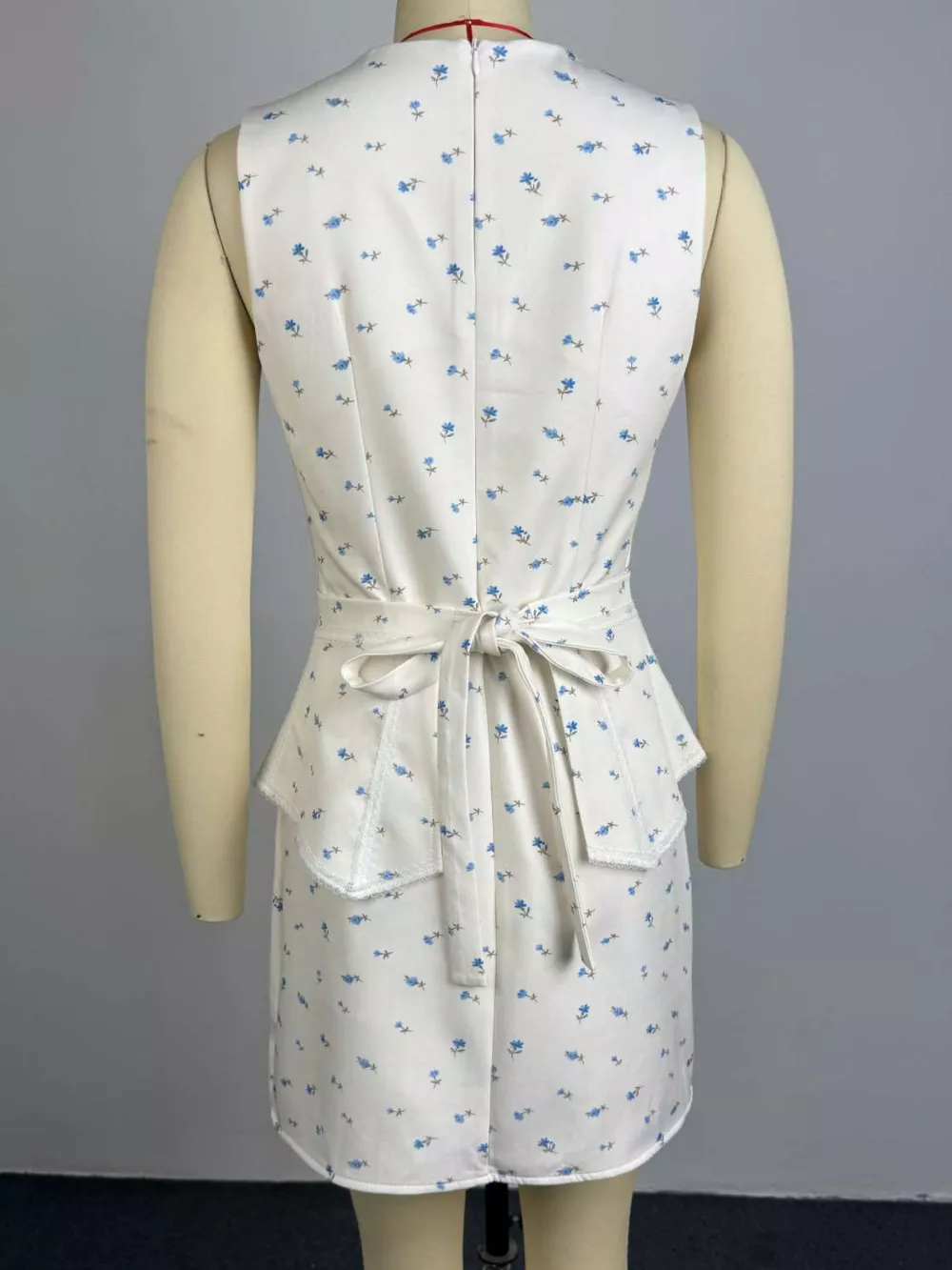 Floral Print Sleeveless Top and Skirt Set, image 5