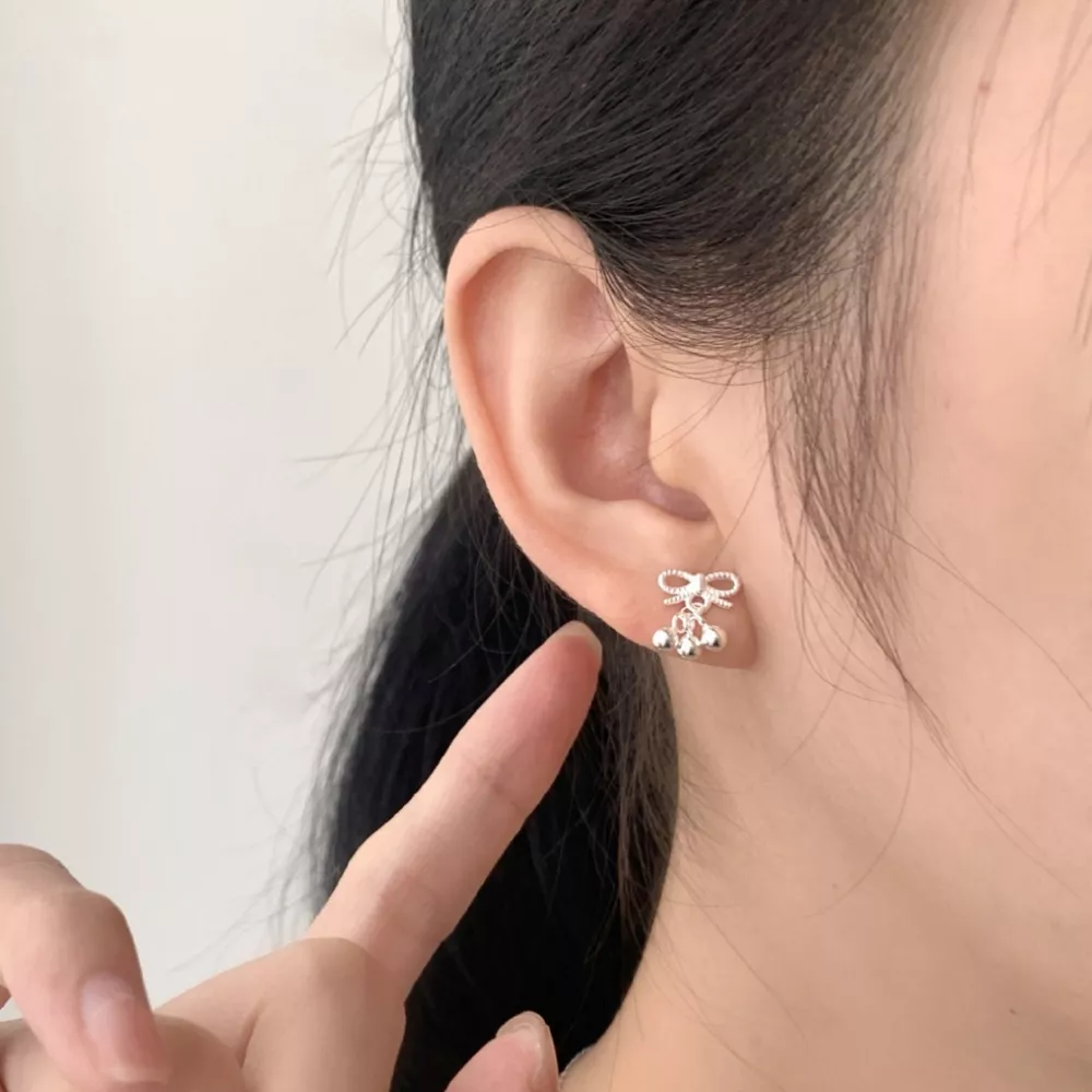 Bowknot Drop Earrings, image 2