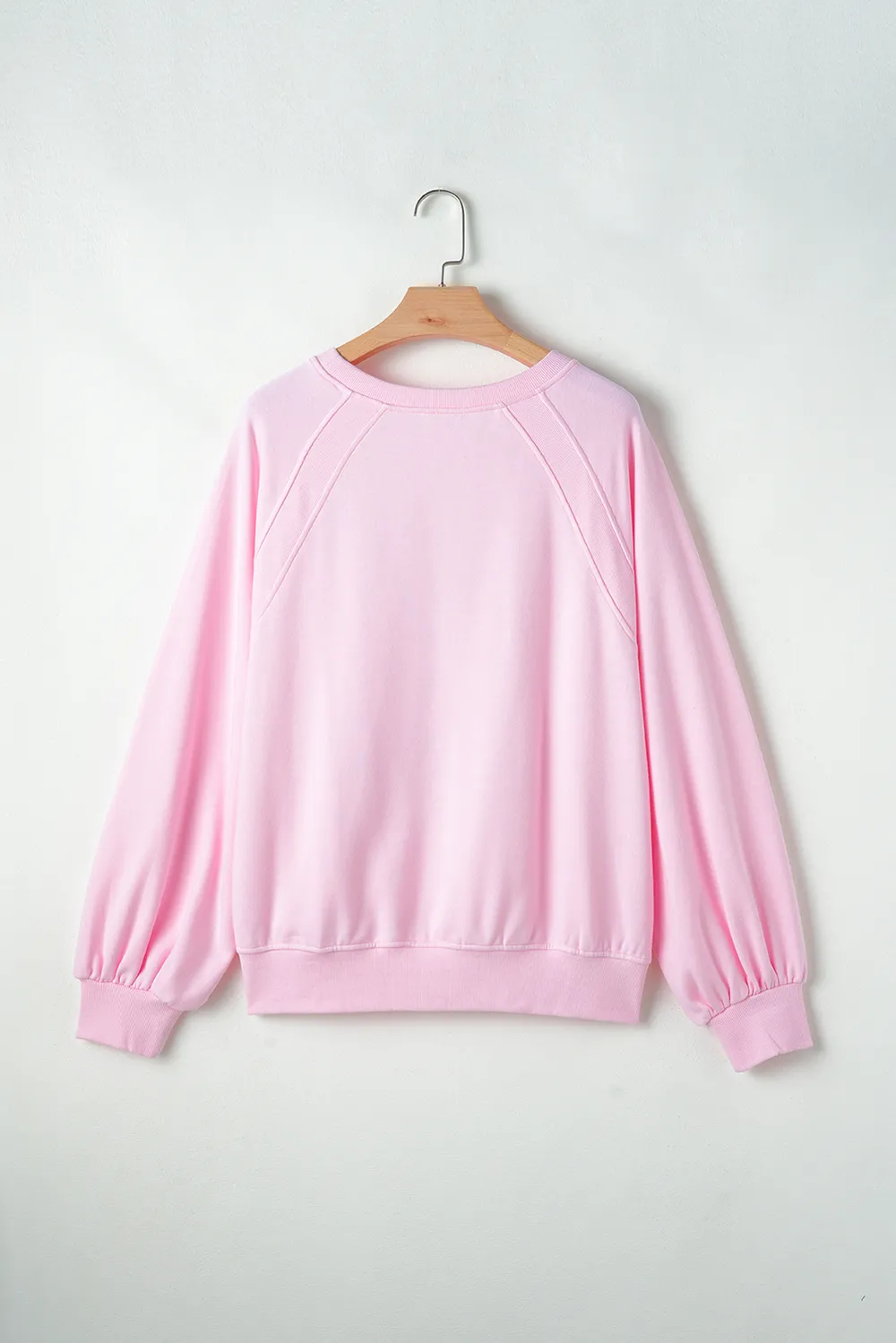 Valentine’s Day HUG AND KISSES Round Neck Sweatshirt, image 9