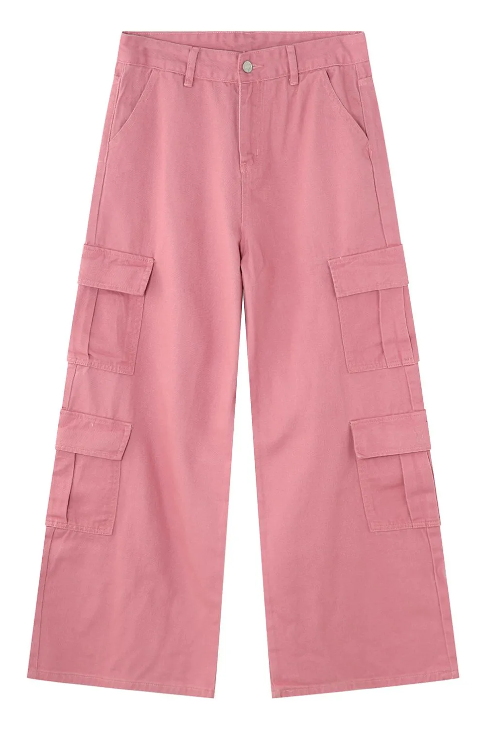 Wide Leg Cargo Jeans, image 6