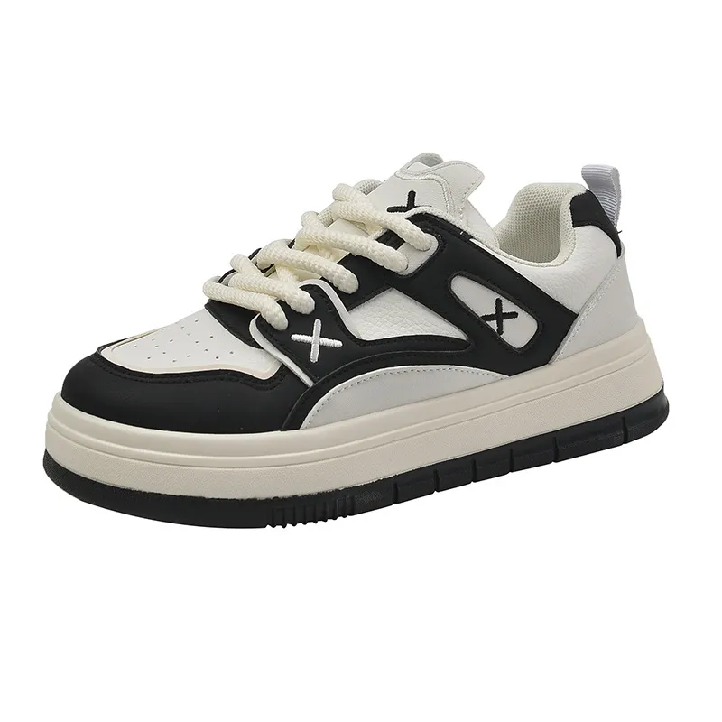 Round Toe Lace Up Sneakers, image 3