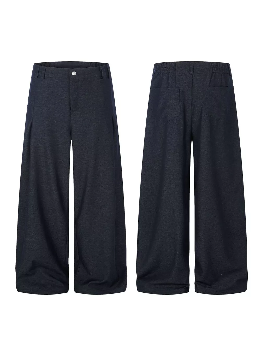 Men's Wide Leg Pleated Pants, image 3