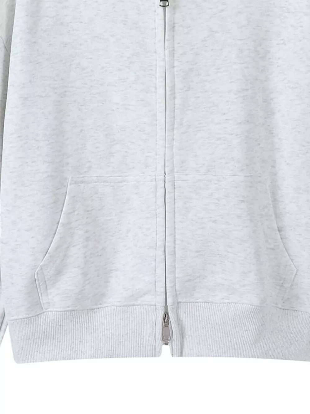 Full Size Casual Zip-Up Long Sleeve Hoodie Plus Size, image 14