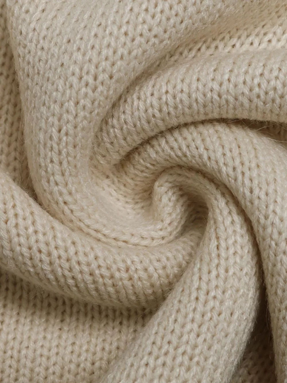 Contrast Trim V-Neck Long Sleeve Sweater, image 3