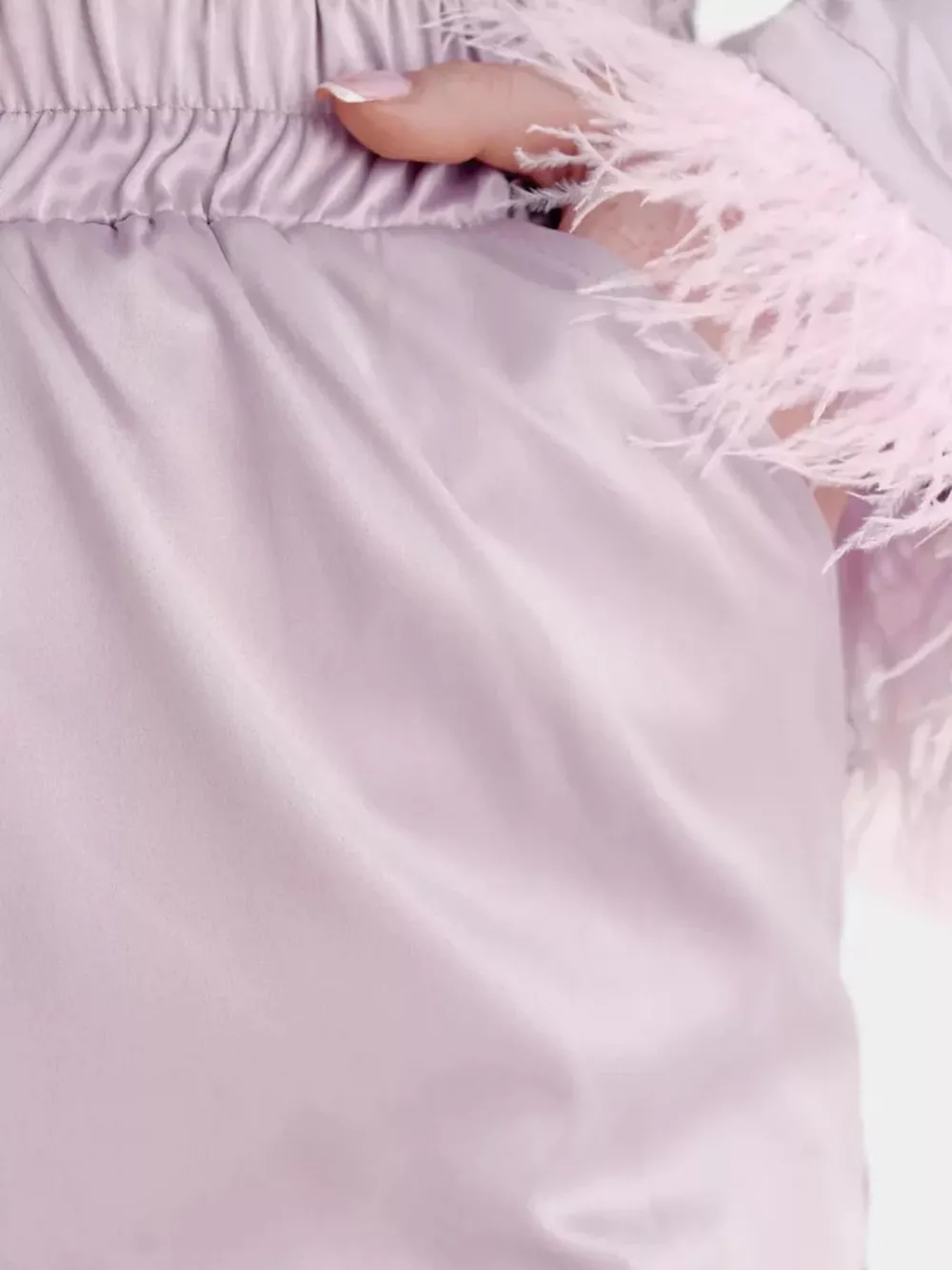 Silky Button Up Top and Pants Lounge Set, image 12