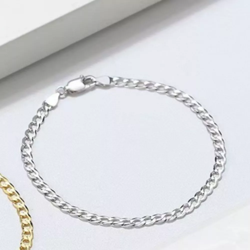 925 Sterling Silver Chain Bracelet, image 3