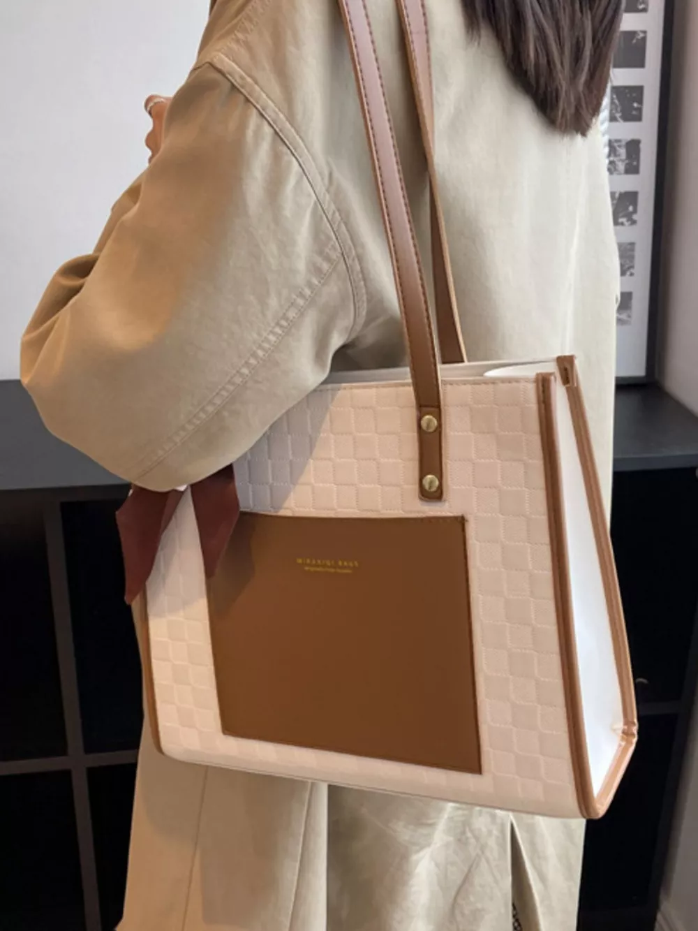 Color Block Shoulder Bag, image 5