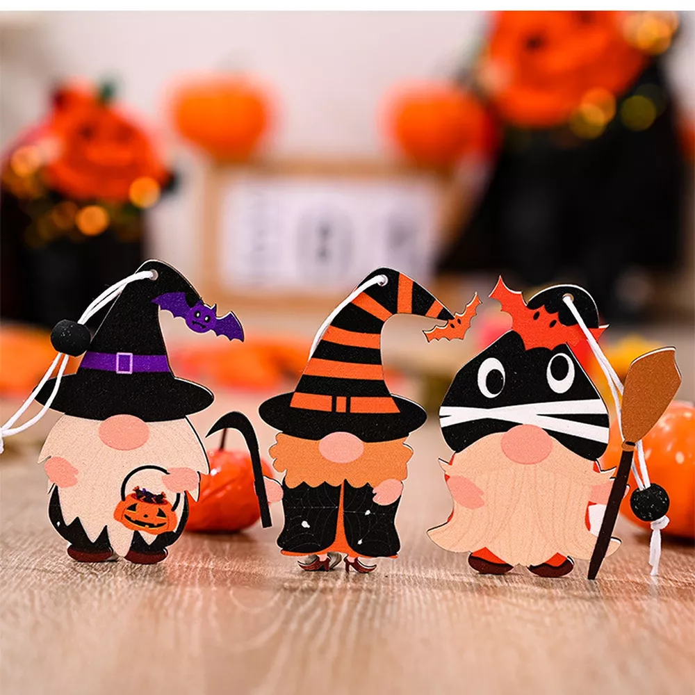 Halloween Gnome Hanging Ornaments Set, image 4